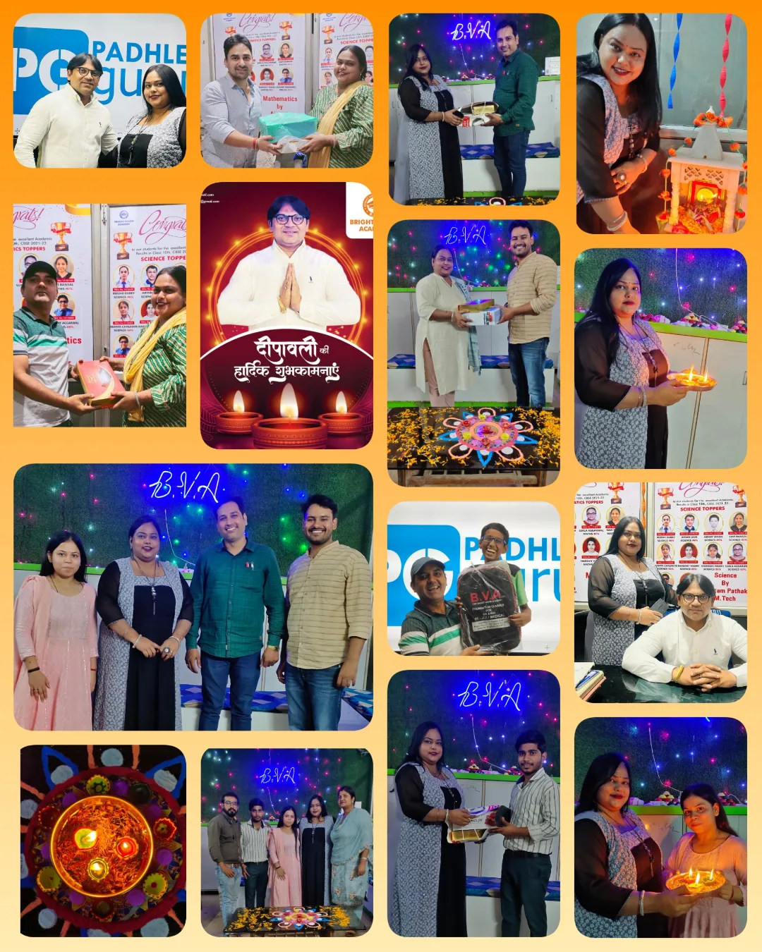 THIS DIWALI CELEBRATE WITH PADHLE GURU📚 & BRIGHT VISION ACADEMY🎓.
